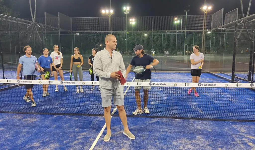 Božidar Janković na otvaranju padel terena SRC Bar, 2025