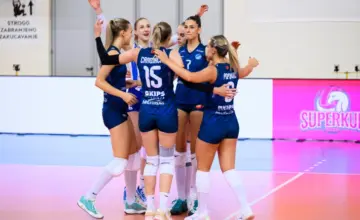 Fotografija uz izvještaj MINA sa utakmice odbojkašica Budućnosti i Herceg Novog, 24. oktobar 2026. Foto: MINA / OSCG.
