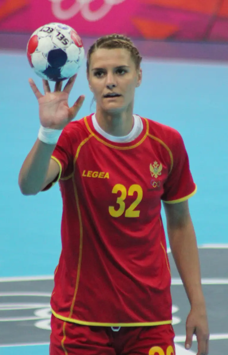 Katarina Bulatović u dresu reprezentacije Crne Gore
