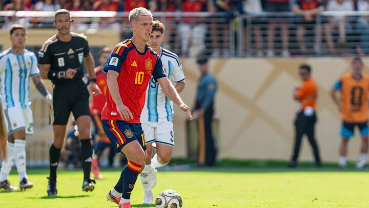 Dani Olmo na utakmici Španije i Argentine 2026, fotografija Bryan Berlin / WikiPortraits, CC BY-SA 4.0