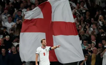 Harry Kane slavi gol za Englesku protiv Češke na Wembleyju