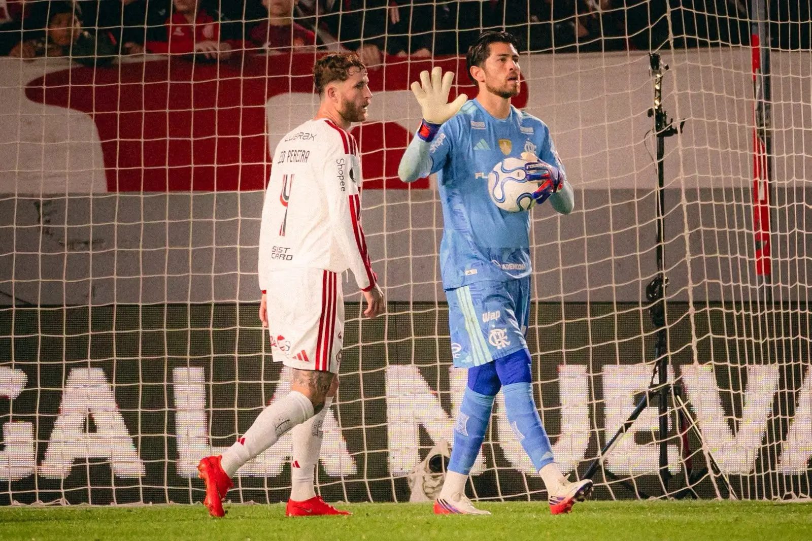 Detalj sa polufinalne utakmice Estudiantes – Flamengo 0:0 u La Plati 15. oktobra 2026. Foto: Adriano Fontes / CR Flamengo.