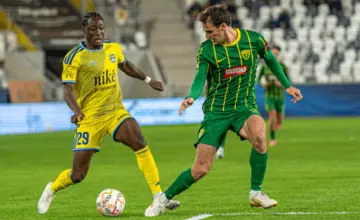 Stvarna fotografija sa utakmice FC Košice – MŠK Žilina 2:2, 25. oktobar 2026. Foto: Tomáš Cicoň / FC Košice.