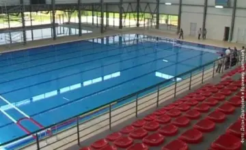 Gradski bazen u Šapcu, mjesto gostovanja PVK Jadran 17. oktobra 2026. Arhivska fotografija: RTS.