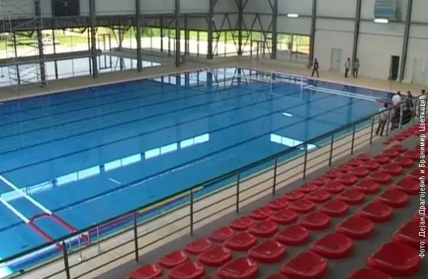 Gradski bazen u Šapcu, mjesto gostovanja PVK Jadran 17. oktobra 2026. Arhivska fotografija: RTS.