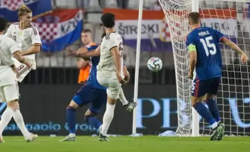 Mikel Merino postiže gol protiv Hrvatske u Ligi nacija