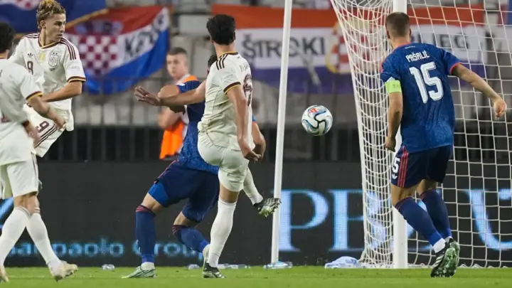 Mikel Merino postiže gol protiv Hrvatske u Ligi nacija