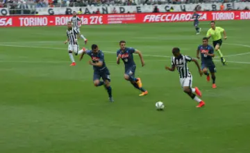 Juventus protiv Napolija 23. maja 2015, arhivska fotografija Leandro Ceruti, Wikimedia Commons, CC BY-SA 2.0.