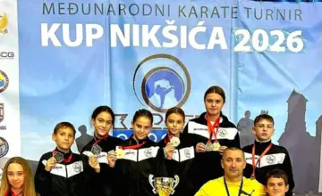 Karate reprezentacija Crne Gore pred nastup na Malti, arhivska fotografija, novski.me. Prilagođeno 16:9, nije sa dodjele medalja.