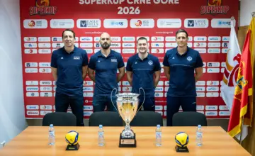 Konferencija pred Superkup Crne Gore u odbojci Budućnost – Budva, 16.10.2026. Foto: OSCG.