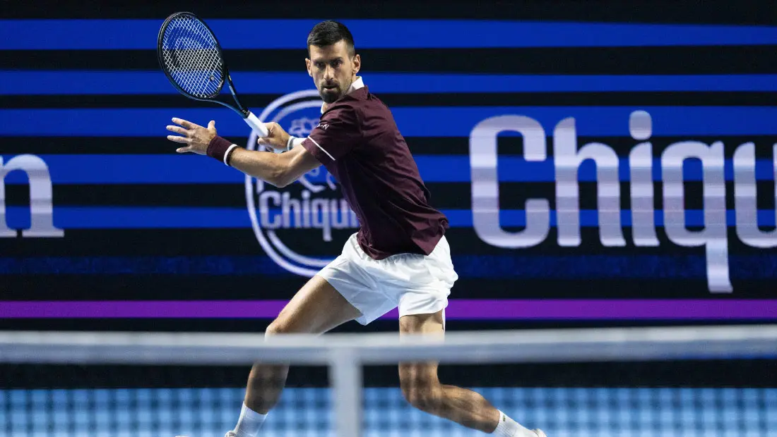 Novak Đoković u prvom kolu turnira u Bazelu 28. oktobra 2026. protiv Iga Umbera.