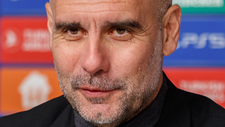 Pep Gvardiola (Pep Guardiola), arhivski portret trenera Mančester sitija, foto Steffen Prößdorf, 2023, CC BY-SA 4.0