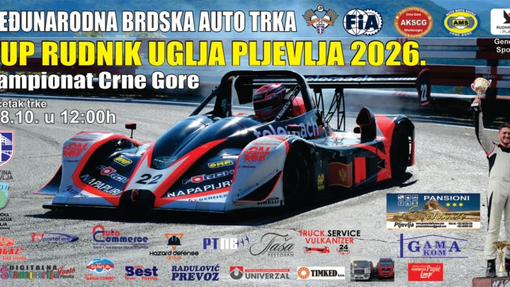 Međunarodna brdska auto trka Kup Rudnik uglja Pljevlja 2026