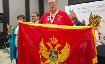 Predrag Nikač na šahovskom takmičenju, fotografija POK-a objavljena 16.10.2026.