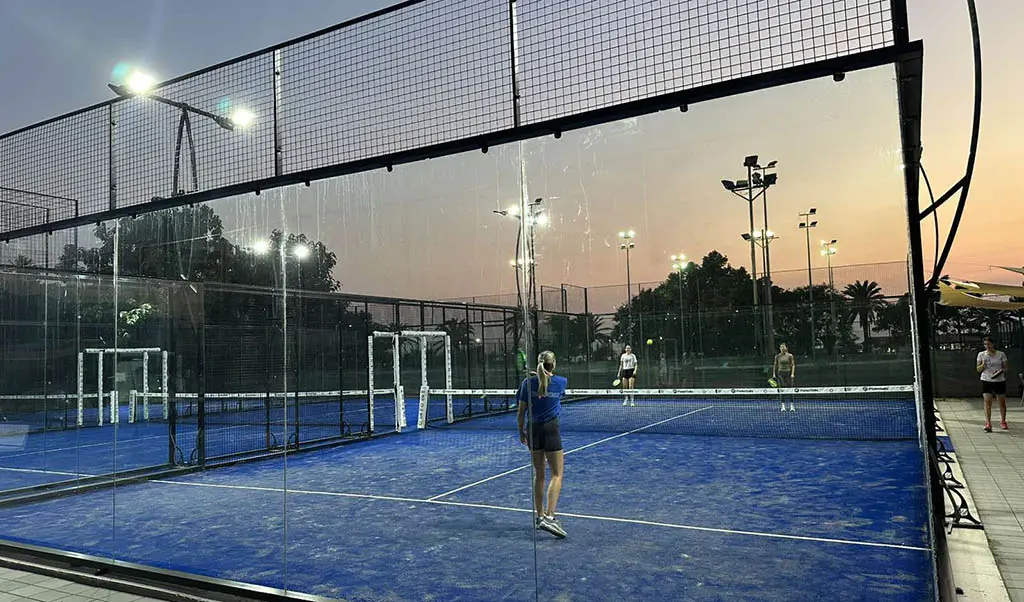 Padel tereni SRC Bar, autentična fotografija sa otvaranja 2025