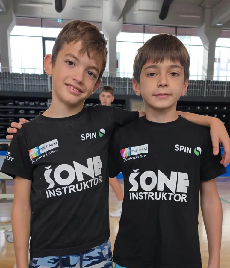 STK Spin Podgorica, foto iz klupske objave od 25. oktobra 2026. povodom sedam pobjeda mlađih kadeta u prvom turnusu stonoteniske lige. Izvor: STK Spin / Radio Titograd.