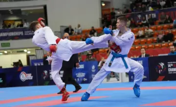 Crnogorski karatista Vuk Vučinić, osvajač evropske i svjetske juniorske titule 2026.