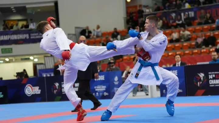 Crnogorski karatista Vuk Vučinić, osvajač evropske i svjetske juniorske titule 2026.