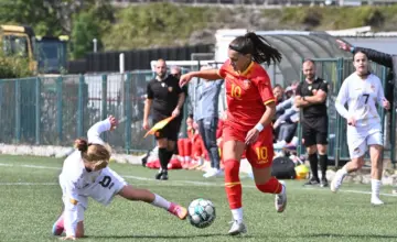 Fudbalerke ženske U-17 reprezentacije Crne Gore, zvanična fotografija Fudbalskog saveza Crne Gore iz najave kvalifikacija u Turskoj 2026.