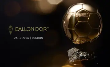 Zvanični UEFA promotivni vizual za dodjelu Zlatne lopte 2026. u Londonu, 26. oktobar 2026. Foto/vizual: UEFA.
